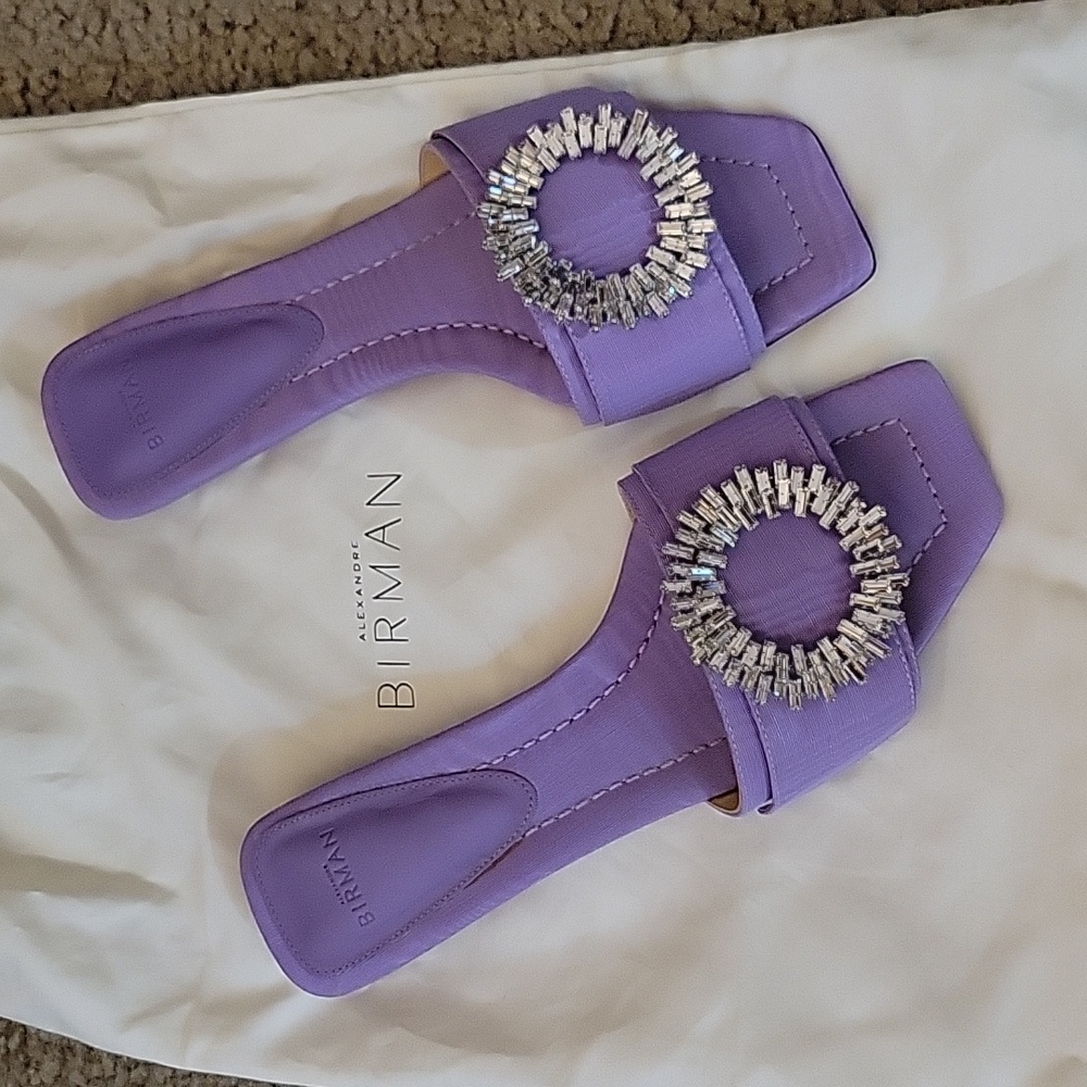 Alexandre Birman 6 purple sandals